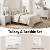 Artiss 6 Chest of Drawers Dresser Cabinet White