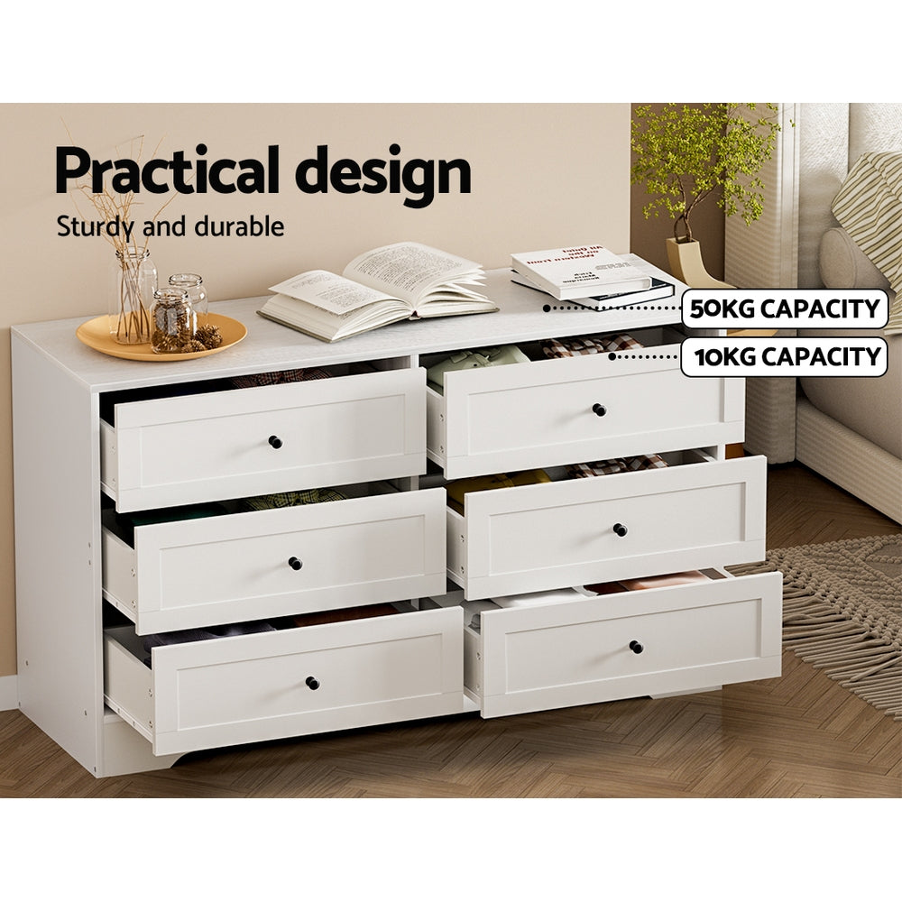 LEIF Chest of Drawers White