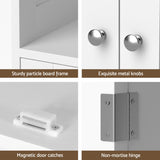 Artiss 2x Buffet Sideboard Cabinet Pantry Kitchen Bathroom Storage Cupboard
