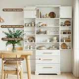 Artiss Buffet Sideboard Cabinet Pantry Kitchen Storage Cupboard Drawers Doors