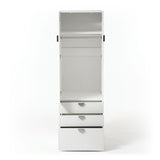 Artiss Wardrobe Cabinet Bedroom Clothes Storage Organiser Cupboard 3 Drawers Shelf Hanging Rod