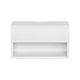 Floating Bedside Table Drawer White