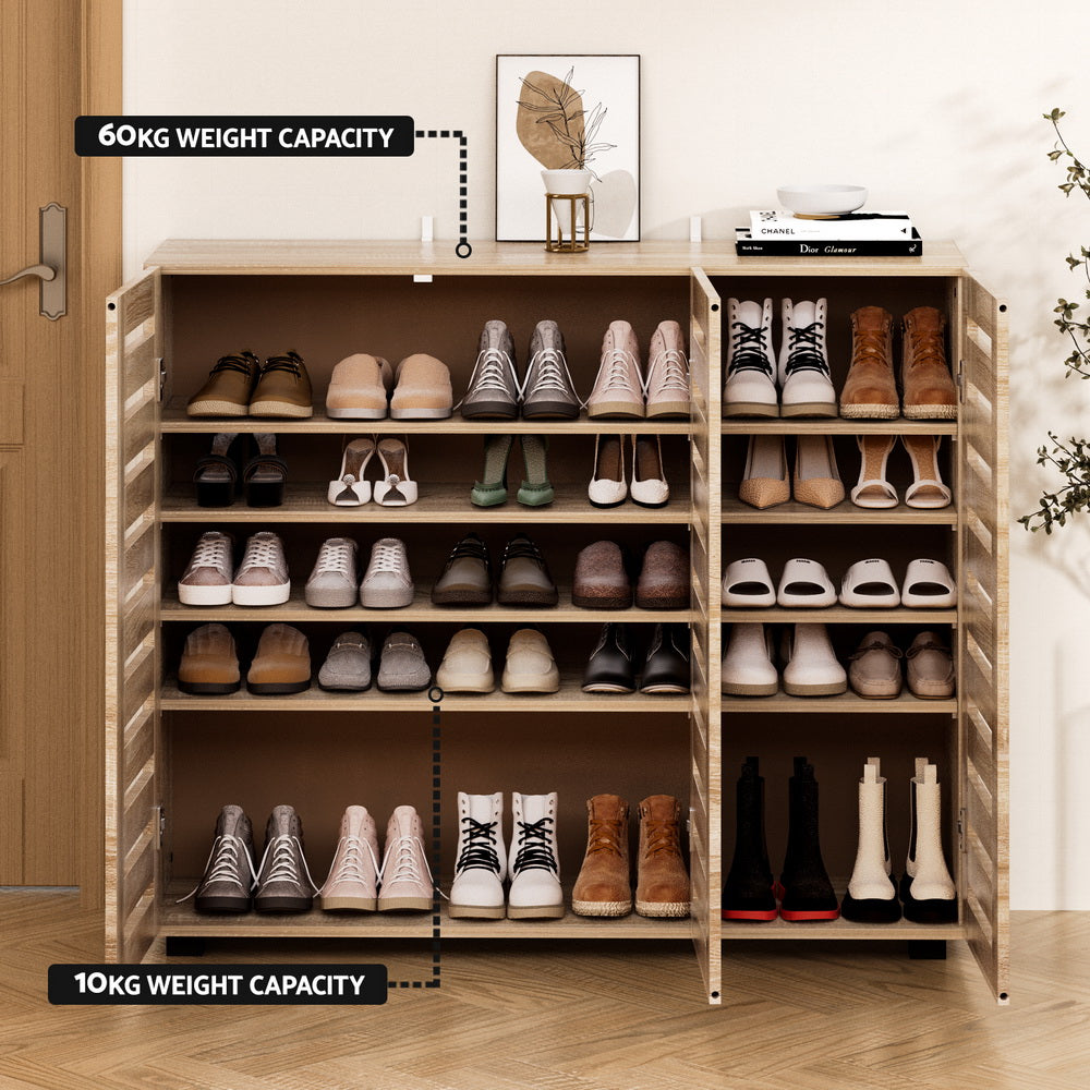 Alster Shoe Cabinet 30 Pairs Adjustable Shelf