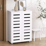 Artiss Shoe Rack Cabinet 20 Pairs 5-tier White Alster