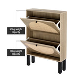 2-Drawer Lunar Shoe Cabinet