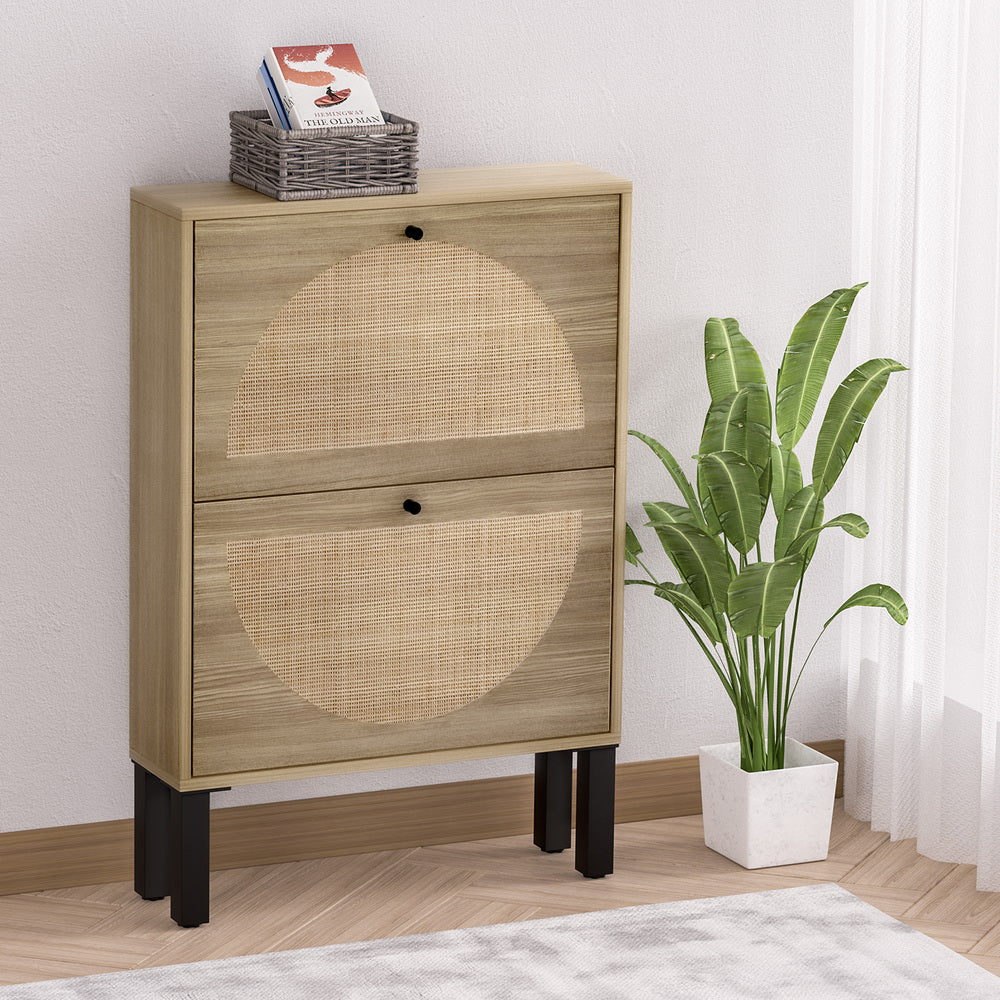 2-Drawer Lunar Shoe Cabinet