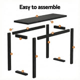 Artiss Console Table 110CM Black
