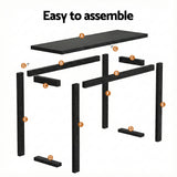 Artiss Console Table 110CM Black