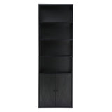 Artiss 6-Tier Bookshelf Display Cabinet Storage Black