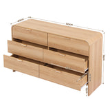 Artiss 6 Chest of Drawers Dresser Cabinet Pine