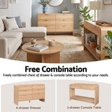 Artiss 6 Chest of Drawers Dresser Cabinet Pine