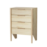 Pine 4 Chest of Drawers - INEZ Oak