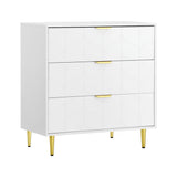 Artiss 3 Chest of Drawers Lowboy Cabinet White