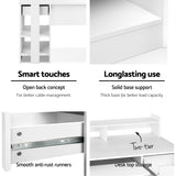 Office Computer Desk with Storage White