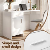 Artiss Office Desk and Chair Set 100cm Computer Desk PU Leather Office Chair