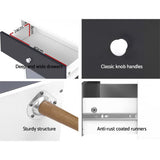 5-Drawer Tallboy Scandinavian Inspired Two-Toned