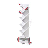 Artiss Tree Bookshelf 9 Tiers - ECHO White