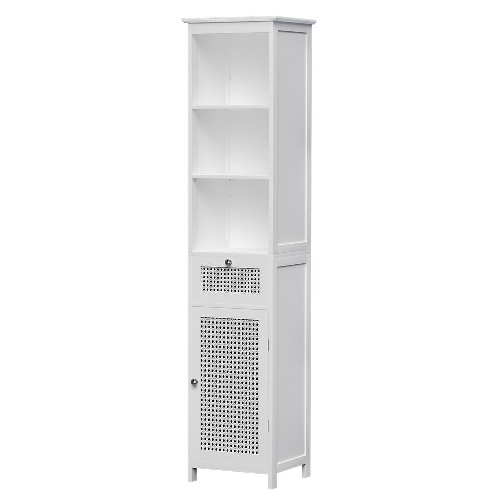 Tall Bathroom Storage Cabinet  White