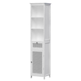 Tall Bathroom Storage Cabinet  White