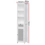 Tall Bathroom Storage Cabinet  White