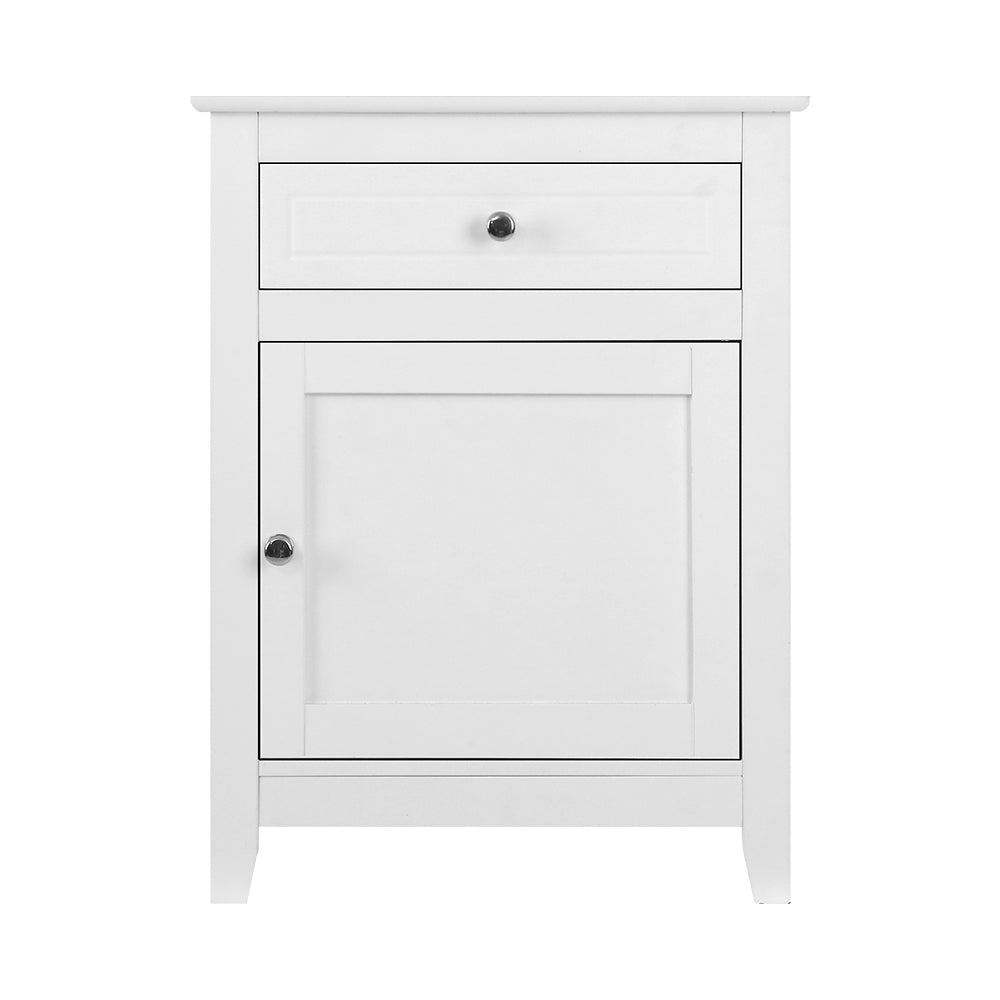 Gustav Bedside Table White