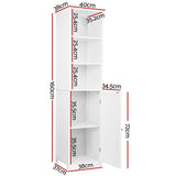 Bathroom Cabinet Storage 160cm White