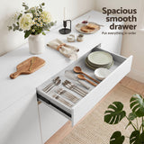 Artiss Buffet Sideboard Cabinet 180cm Cupboard Pantry Storage Drawer White DANA