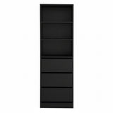 Artiss 3 Chest of Drawers Tallboy Cabinet Black