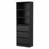 Artiss 3 Chest of Drawers Tallboy Cabinet Black