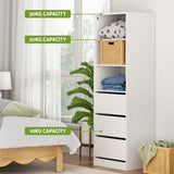 Artiss 3 Chest of Drawers Tallboy Cabinet White