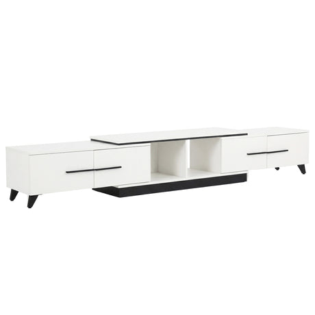 Artiss Extendable TV Cabinet Entertainment Unit Stand White
