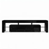 Artiss Entertainment Unit TV Cabinet LED 189cm Black Elo