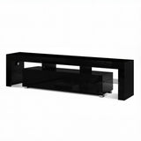 Artiss Entertainment Unit TV Cabinet LED 189cm Black Elo