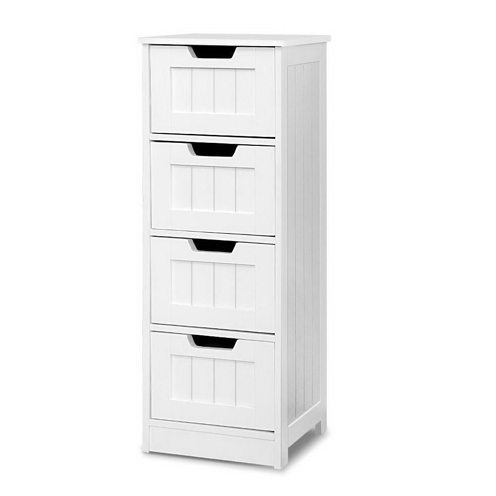 Country Style 4 Drawer Storage Cabinet