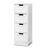 Country Style 4 Drawer Storage Cabinet
