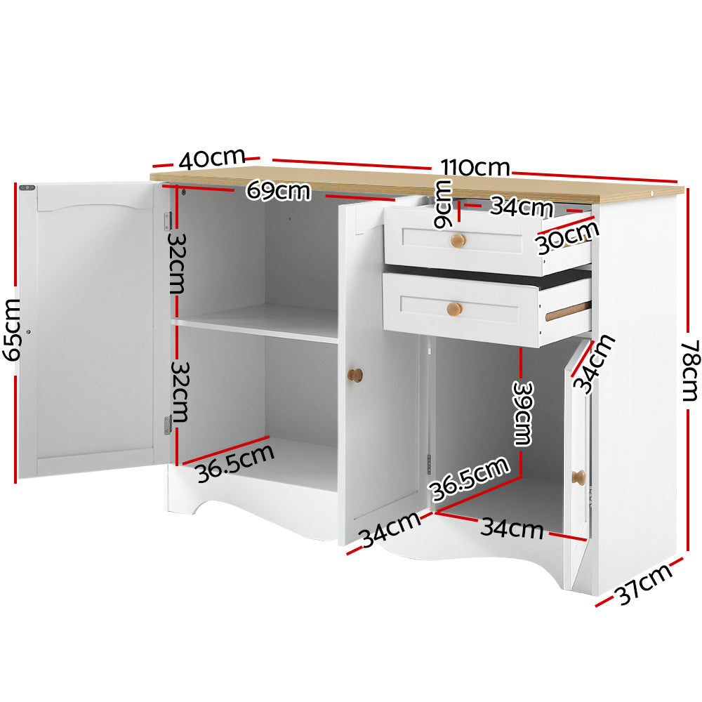 Berne Sideboard Two-Tone Design