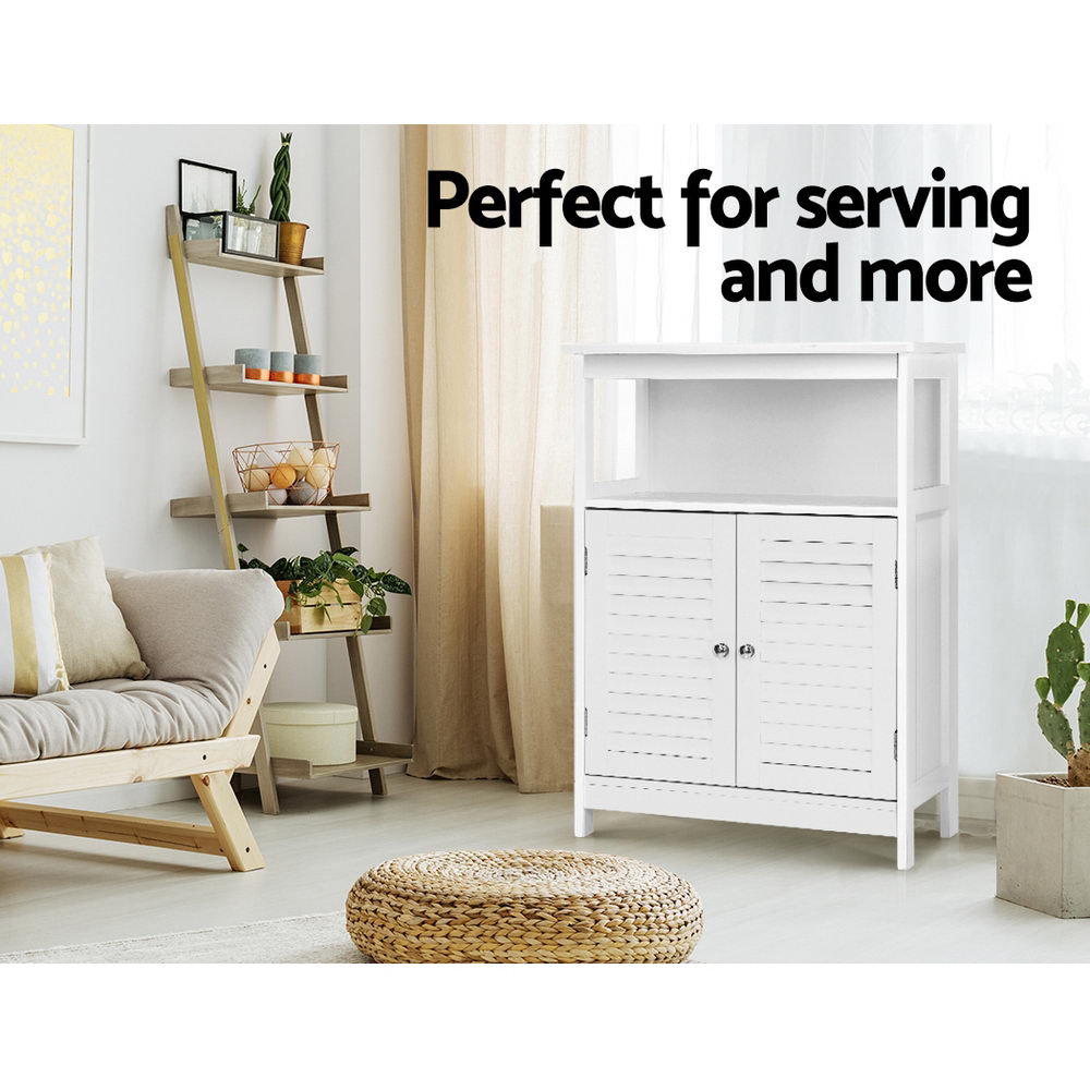 Charming White Buffet Sideboard