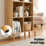 Artiss Bookshelf Bookcase 4 Tiers LEOR Pine