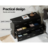 6-Drawers Lowboy Black