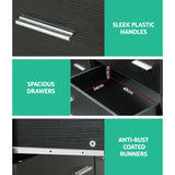 6-Drawers Lowboy Black