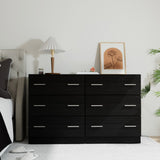 6-Drawers Lowboy Black