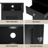 Artiss Computer Desk Home Office Study Desks L-shaped Corner Table with Storage