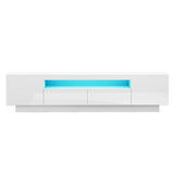 Artiss TV Unit Entertainment Unit Storage Drawer RGB LED 180cm White