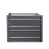 Green Fingers 2x Garden Bed 100x100x77cm Planter Box Raised Container Galvanised