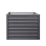 Green Fingers 2x Garden Bed 100x100x77cm Planter Box Raised Container Galvanised