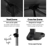 Instahut Gazebo Pop Up Marquee 3x4.5 Folding Tent Wedding Gazebos 500D Black