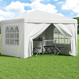Instahut Gazebo 3x3 Pop Up Marquee Folding Tent Wedding Gazebos Camping Outdoor Canopy White