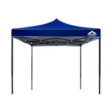 Instahut Gazebo Pop Up Marquee 3x3 Folding Tent Outdoor Camping 500D Oxford Blue