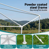 Instahut Gazebo?2x2m Marquee Wedding Party Tent Outdoor Camping Mesh Wall Canopy Shade Gazebos Navy