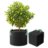 Green Fingers 20 Gallon Grow Bags 300gsm thick Aeration Fabric Pots 10 Pack
